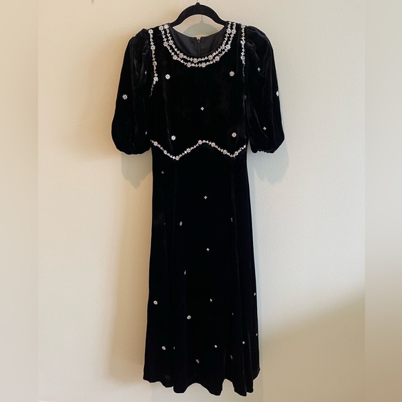 Sea New York | Dresses | Elegant Black Velvet Dress With Embellishments | Poshmark Sea New York | Dresses | Elegant Black Velvet Dress With Embellishments | Poshmark